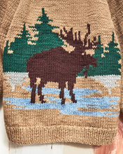 Load image into Gallery viewer, 1950s Moose Curling Sweater
