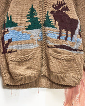 Load image into Gallery viewer, 1950s Moose Curling Sweater
