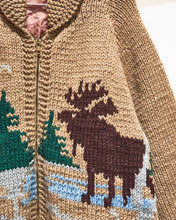 Load image into Gallery viewer, 1950s Moose Curling Sweater
