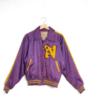 Load image into Gallery viewer, 1940s Felco Satin Letterman Jacket
