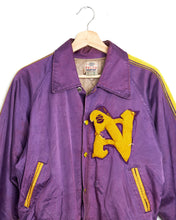Load image into Gallery viewer, 1940s Felco Satin Letterman Jacket
