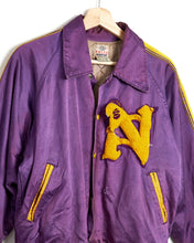 Load image into Gallery viewer, 1940s Felco Satin Letterman Jacket

