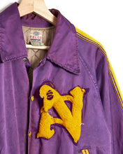Load image into Gallery viewer, 1940s Felco Satin Letterman Jacket
