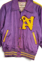 Load image into Gallery viewer, 1940s Felco Satin Letterman Jacket
