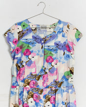 Load image into Gallery viewer, 1980s Floral Midi Dress
