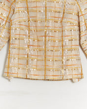 Load image into Gallery viewer, 1970s Metallic Striped Blouse
