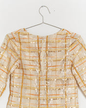 Load image into Gallery viewer, 1970s Metallic Striped Blouse
