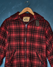 Load image into Gallery viewer, 1970s Woolrich Shadow Plaid Zip Jacket
