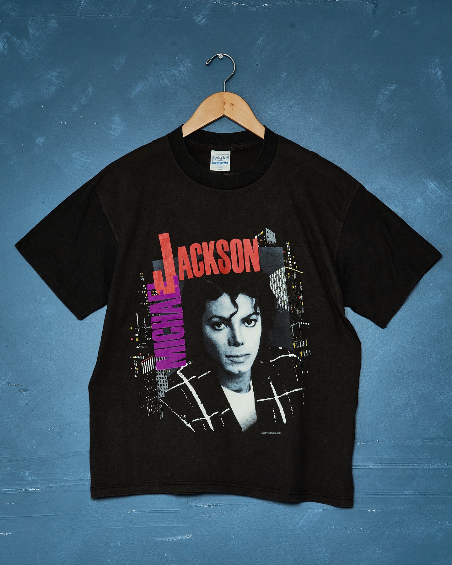 1988 Michael Jackson BAD Tour Tee