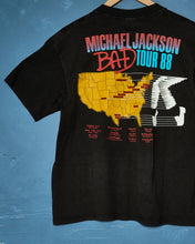 Load image into Gallery viewer, 1988 Michael Jackson BAD Tour Tee
