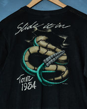 Load image into Gallery viewer, 1984 White Snake Slide it In Tour Tee
