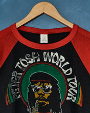 Load image into Gallery viewer, 1982 Peter Tosh Wanted Dread or Alive Tour Raglan
