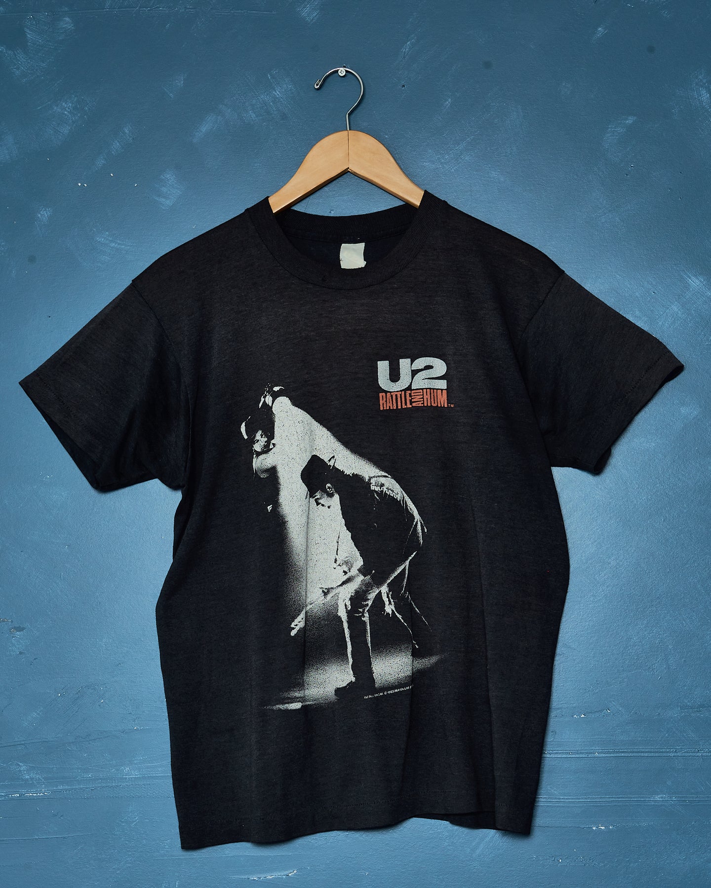 1988 U2 Rattle and Hum Tour Tee (Clash Print on back)