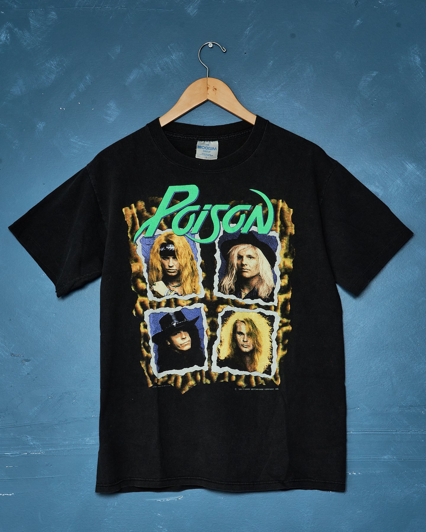 1990 Poison Flesh and Blood Tour Tee