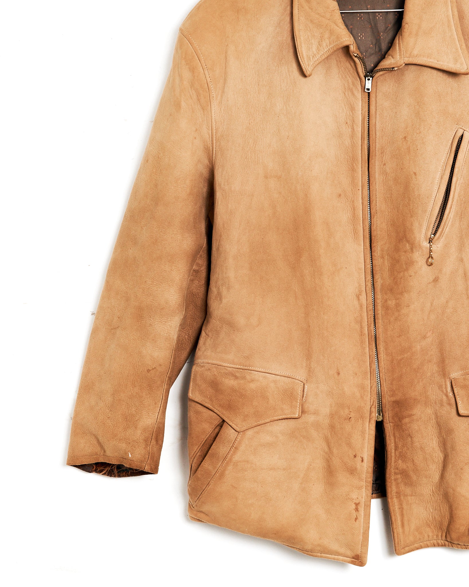 1960s Lambskin Suede Jacket – Coffee and Clothing