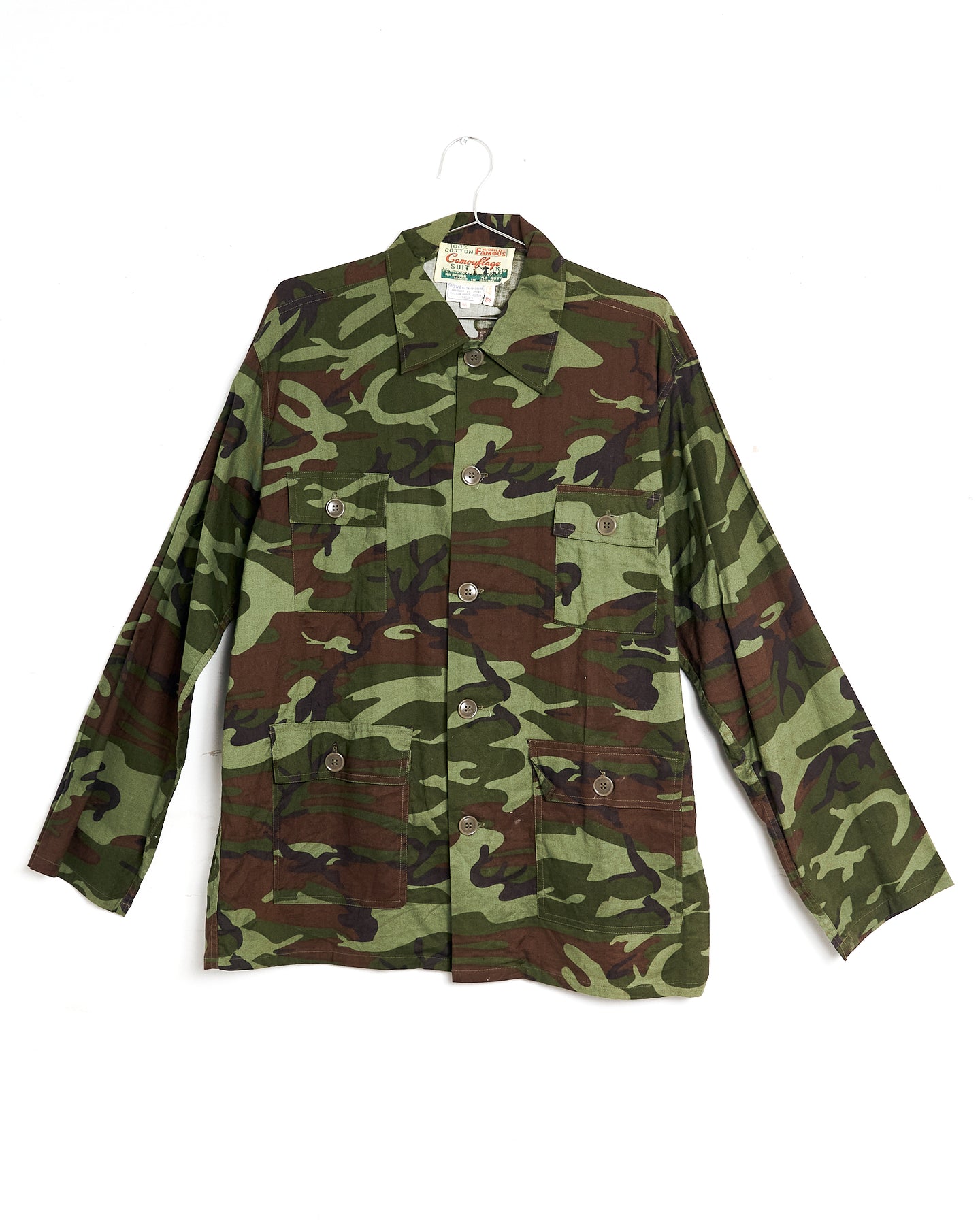 1990s World Famous Woodland Camo Shirt