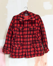 Load image into Gallery viewer, 1950s Woolrich Buffalo Plaid Hunt Coat - 42
