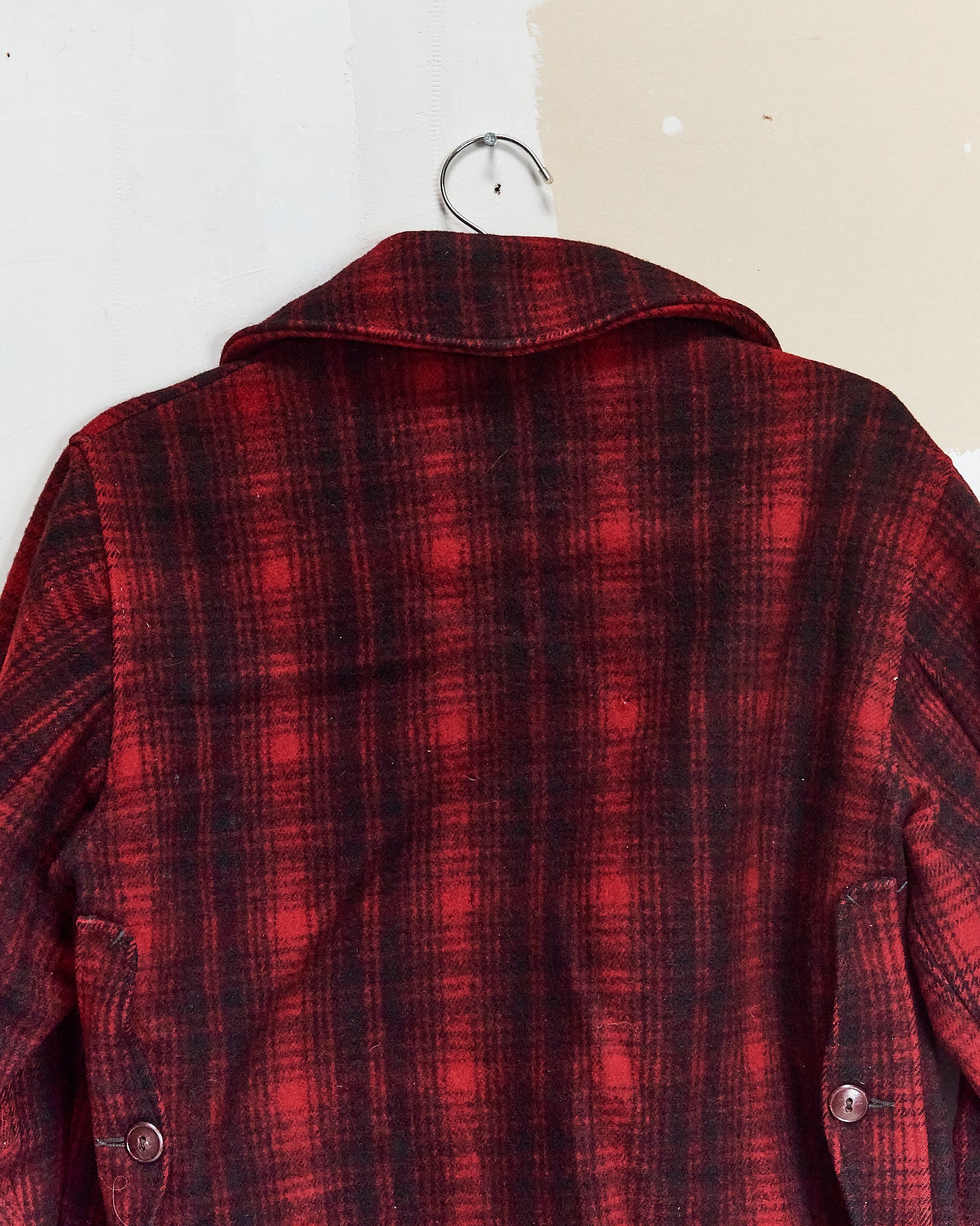1950s Woolrich Shadow Plaid Mackinaw Cruiser 42 Coffee and Clothing