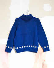 Load image into Gallery viewer, 1960s/70s Royal Blue Curling Sweater
