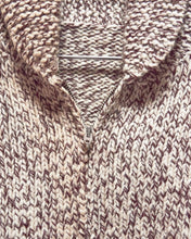 Load image into Gallery viewer, 1960s/70s Oatmeal/Brown Curling Sweater

