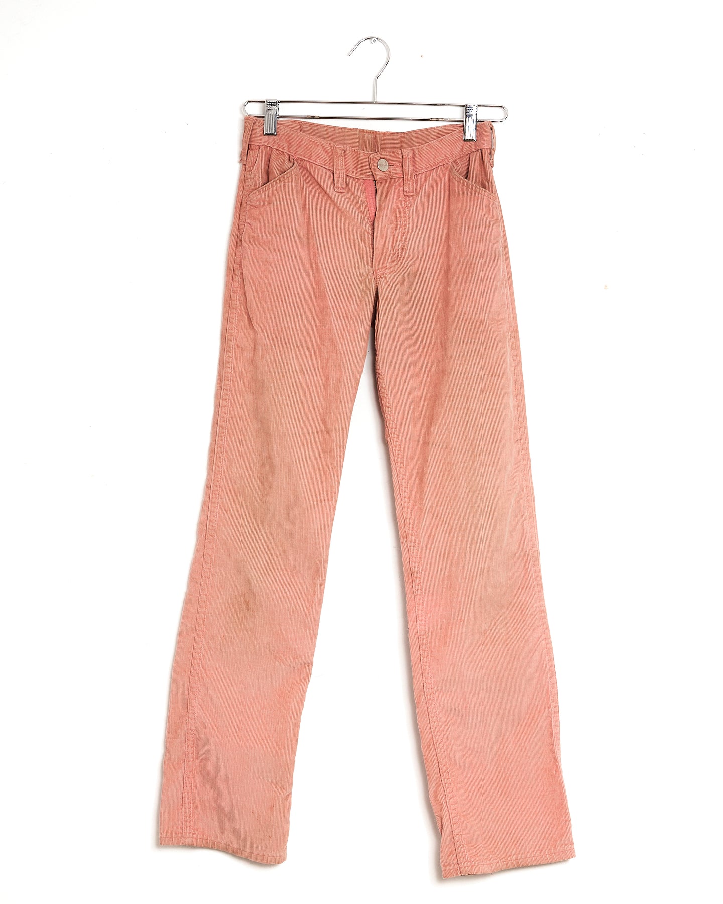 1960s Wrangler Blue Bell Dusty Rose Cords - 26x30