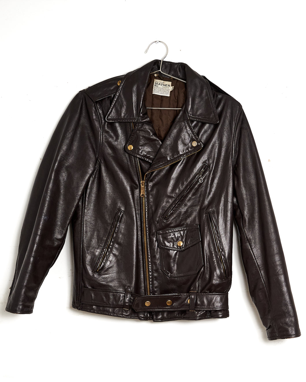 1960s/70s Fidelity Leather Perfecto-Style Biker Jacket