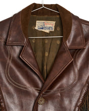 Load image into Gallery viewer, 1950s/60s Western Vinyl Fringe Jacket
