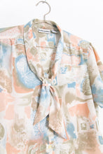 Load image into Gallery viewer, 1980s/90s Alfred Dunner Tie-Neck Blouse
