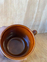 Load image into Gallery viewer, Brown and Blue Floral Mug
