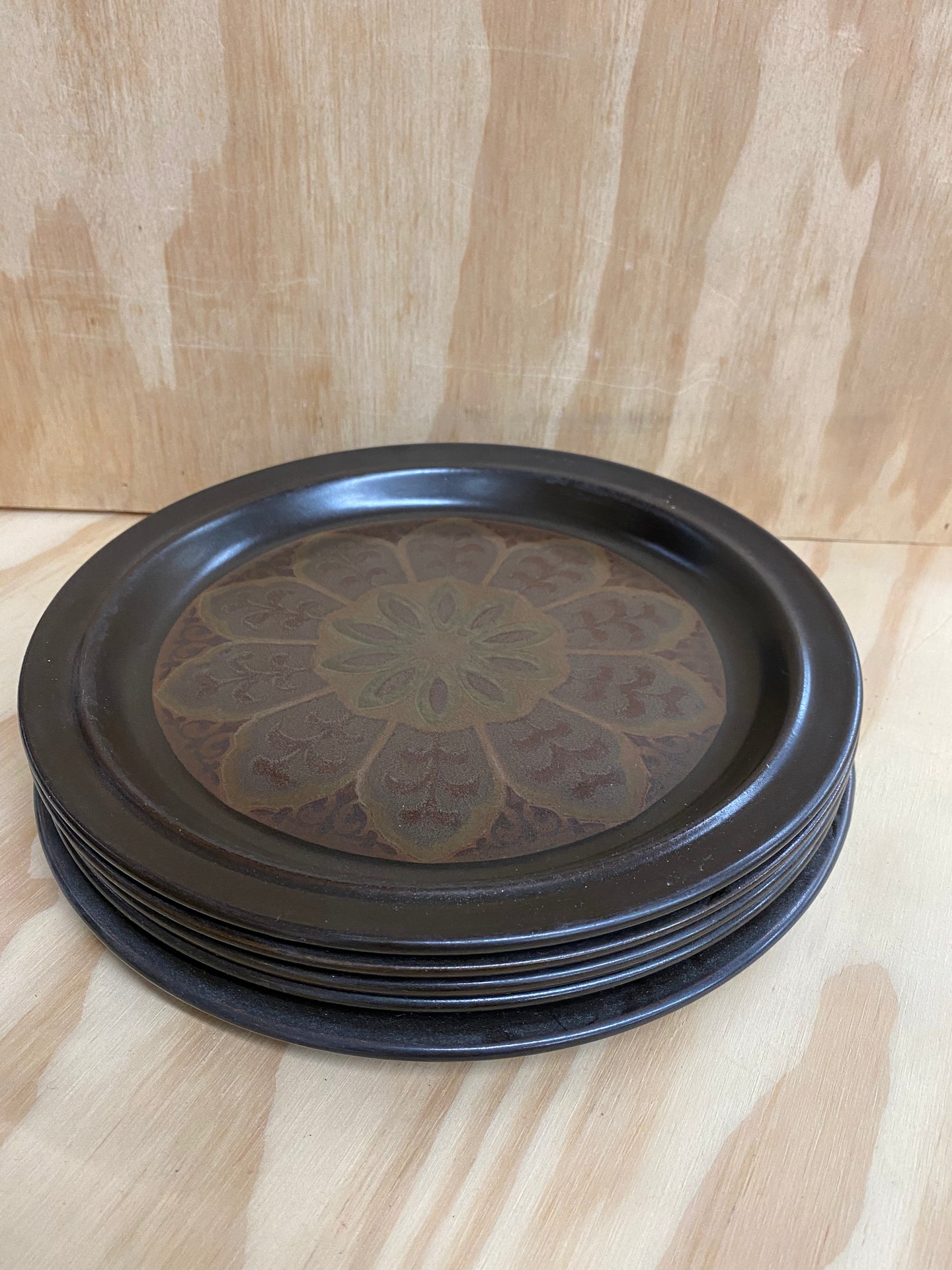 1970s Royal Doulton Floral Plate Set