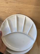 Load image into Gallery viewer, White Divided Plates
