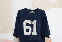 Load image into Gallery viewer, 1970s Champion #61 Navy Football Jersey
