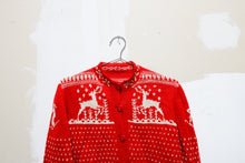 Load image into Gallery viewer, 1950s/60s Reindeer Cardigan
