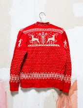 Load image into Gallery viewer, 1950s/60s Reindeer Cardigan
