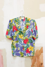 Load image into Gallery viewer, Union Made Floral Blouse and Skirt Set (Set of 2)
