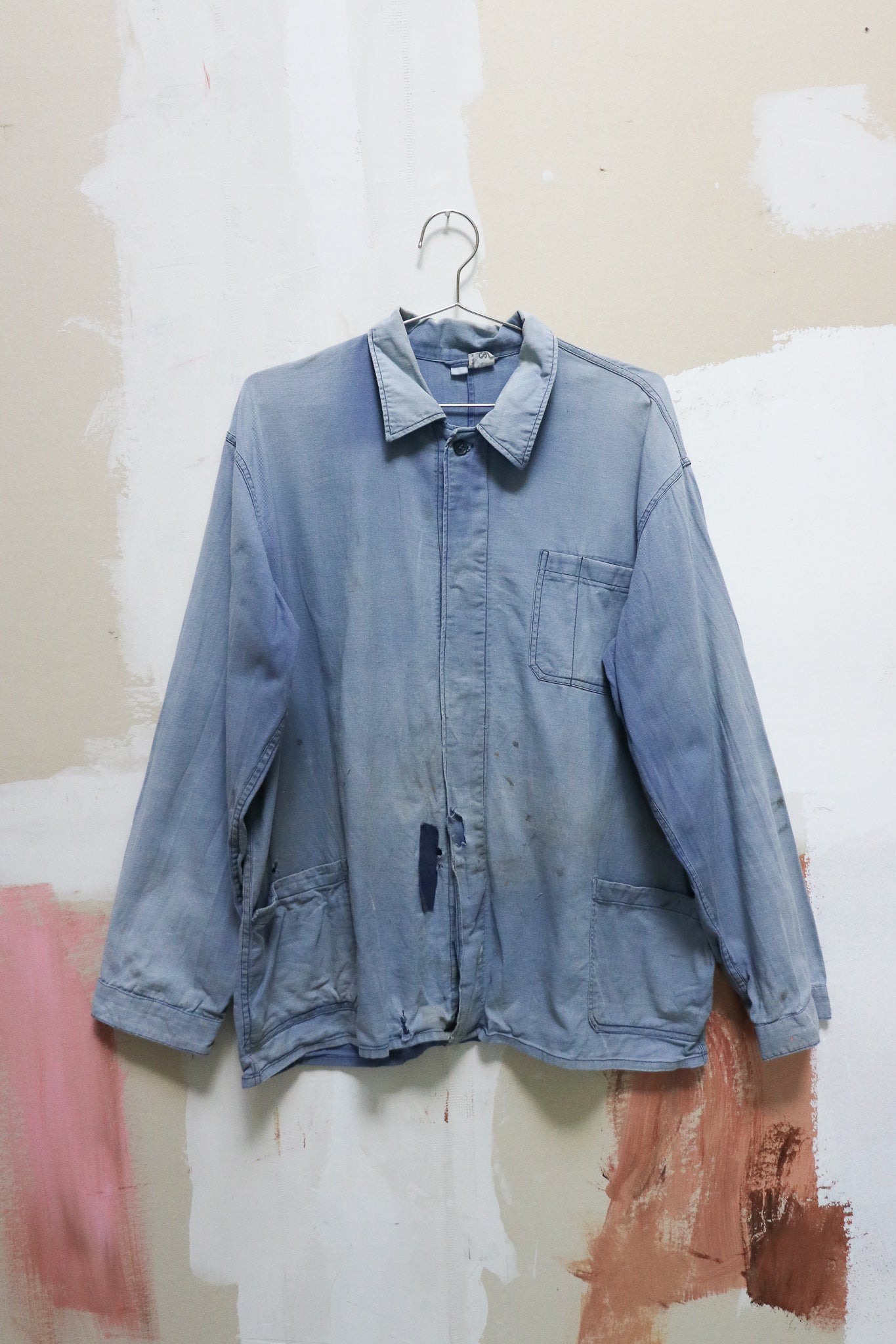 Faded Patched Chore Jacket