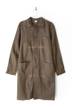Load image into Gallery viewer, 1960s Sun Faded Chocolate Brown European Chore Coat
