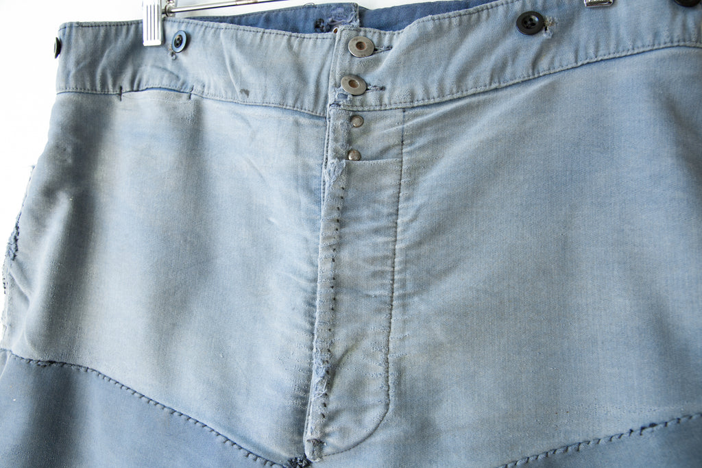 1950s Clasp French Workwear Pant 34 to 40x29