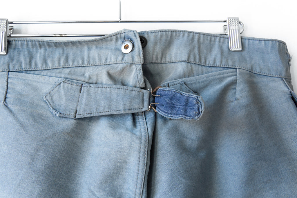 1950s Clasp French Workwear Pant 34 to 40x29