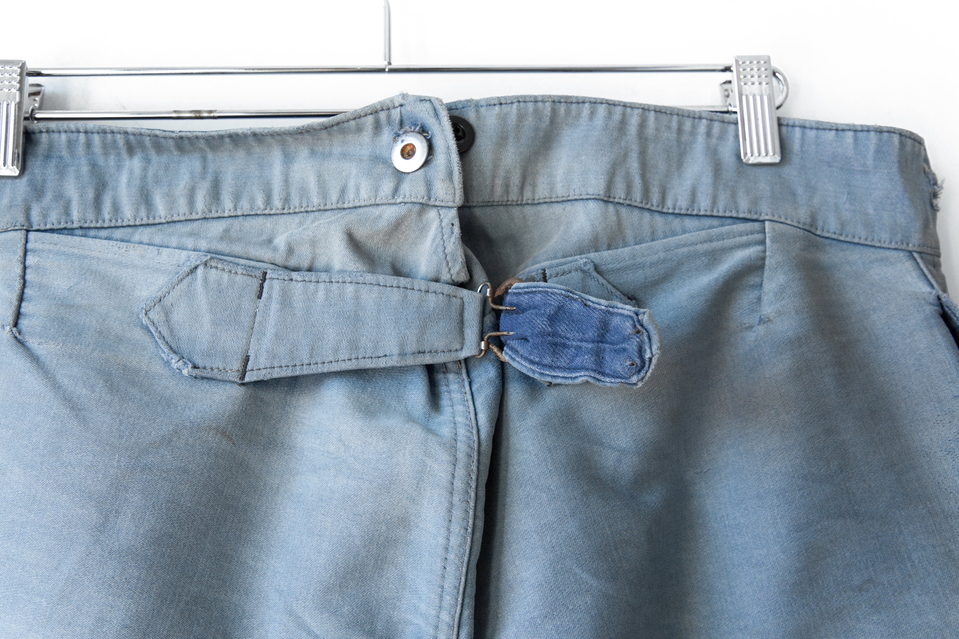 1950s Clasp French Workwear Pant 34 to 40x29