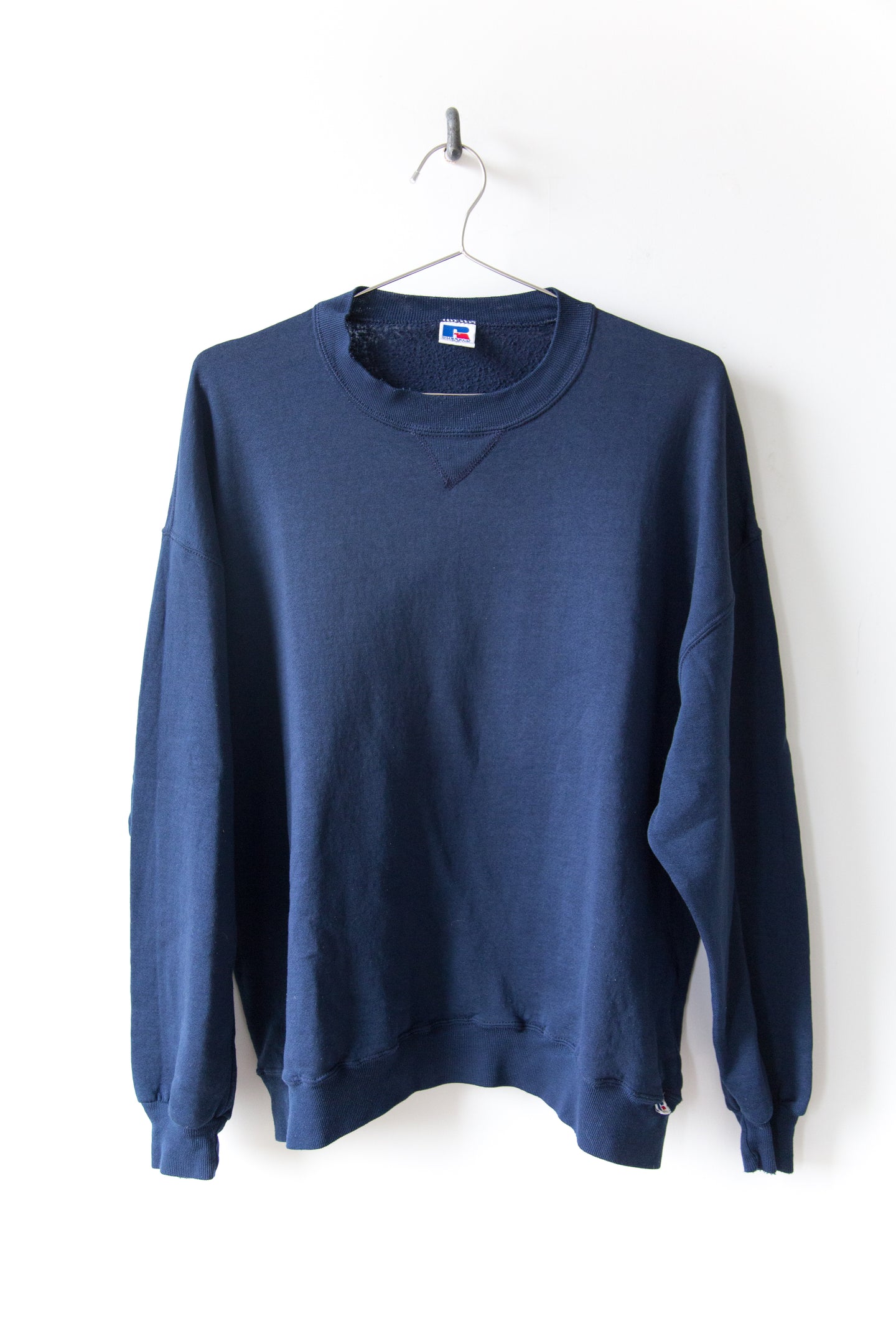 Russell Navy Crewneck Sweater