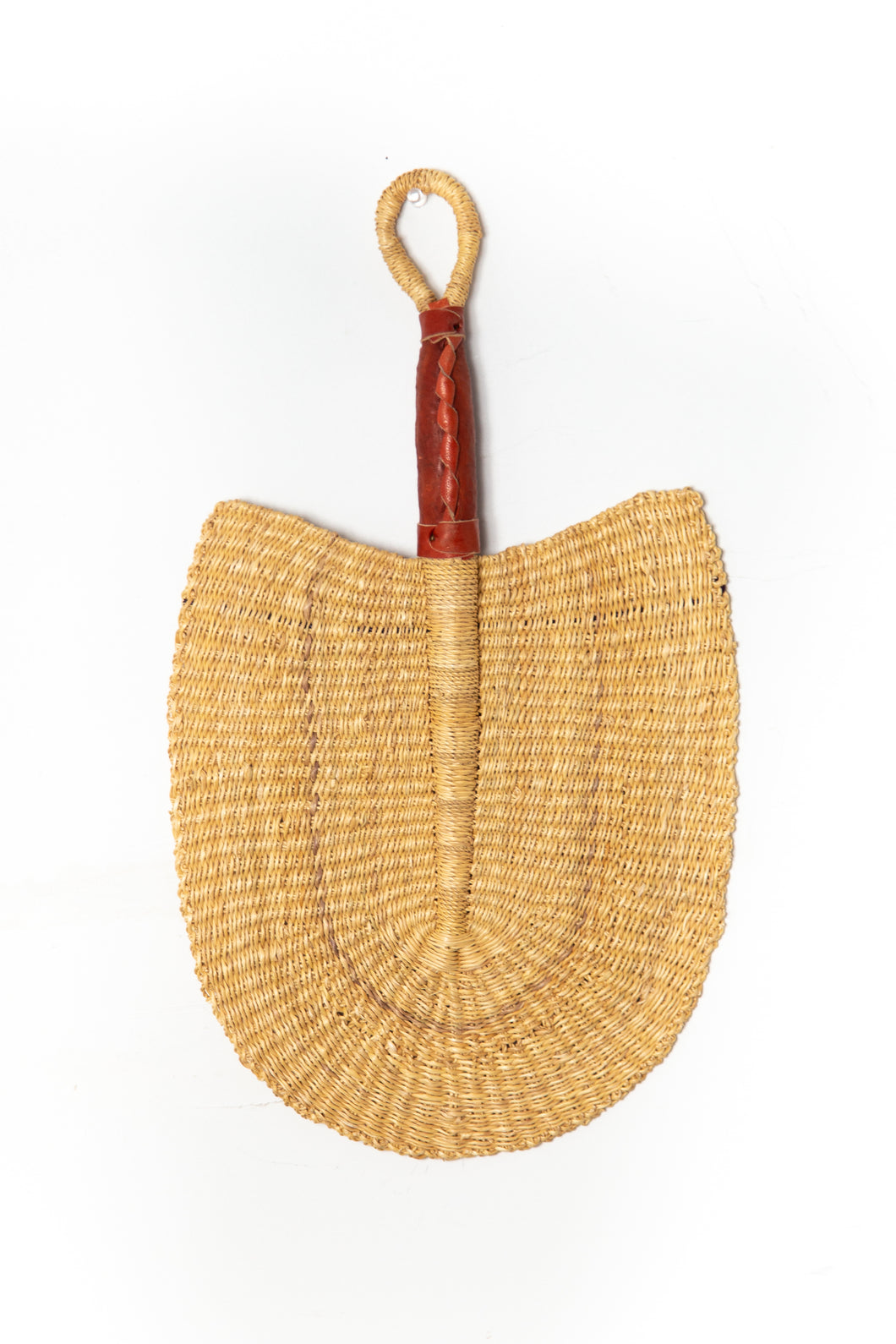 Handwoven Benin Fan - Natural