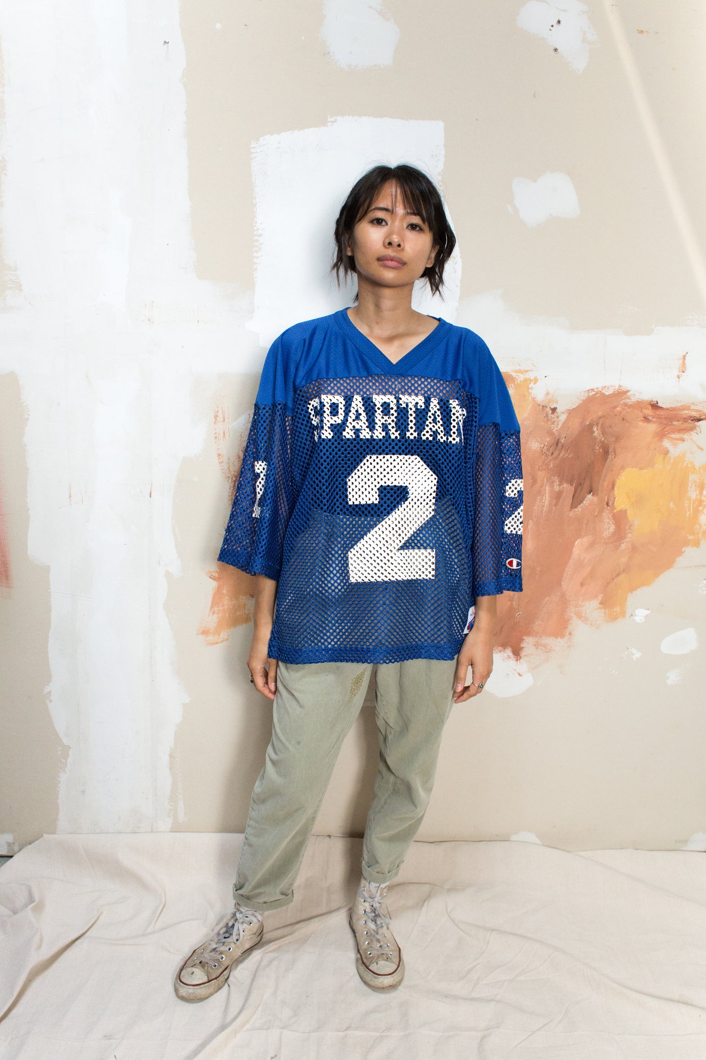1980s Champion Spartans #2 Football Jersey