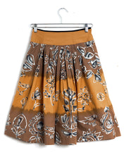 Load image into Gallery viewer, 1980s Pleated Cotton Skirt
