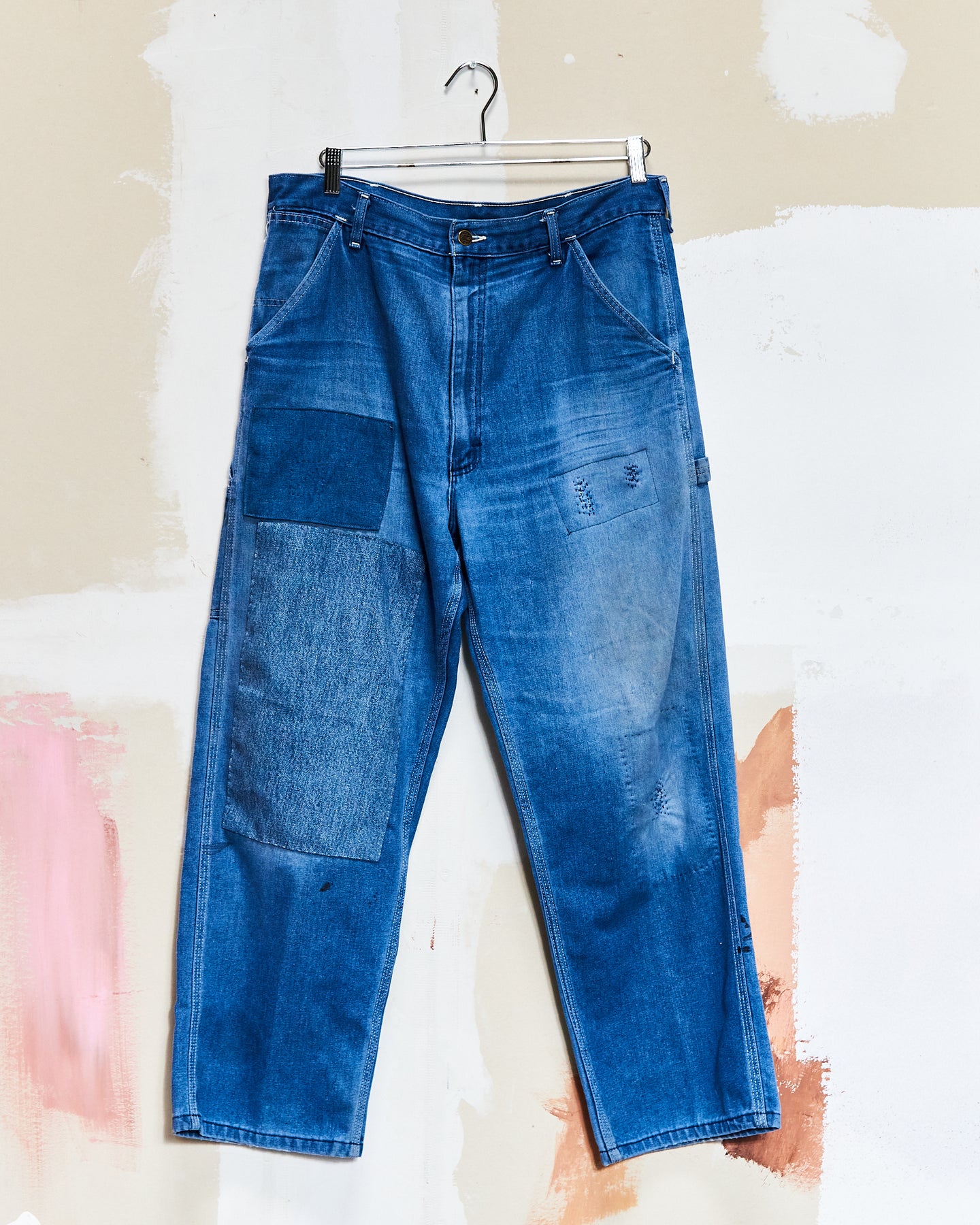 Mended Sears Roebucks Carpenter Jeans (34)
