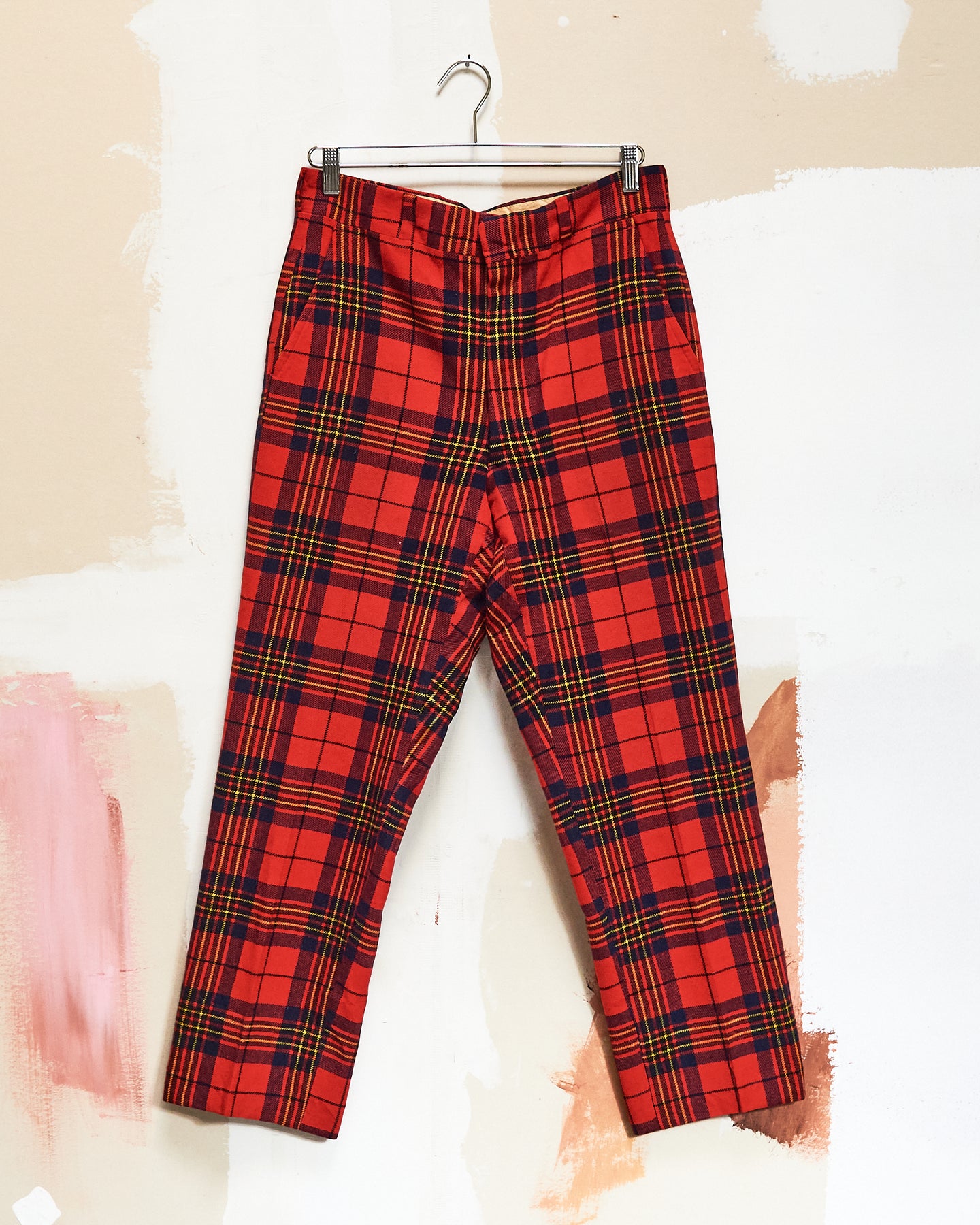 1940s/50s B.Forman Wool Plaid Trousers