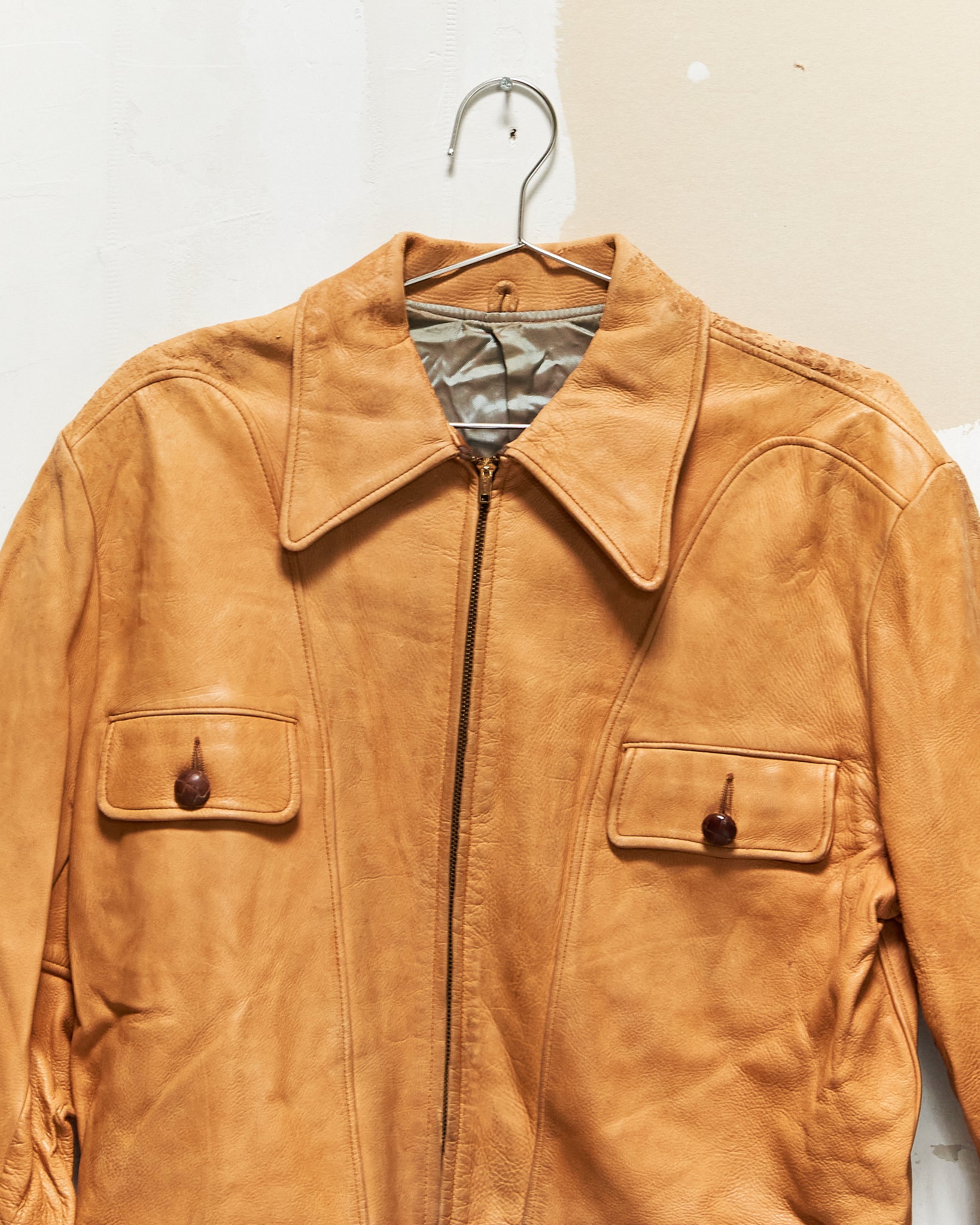 1950s Deerskin Leather Jacket