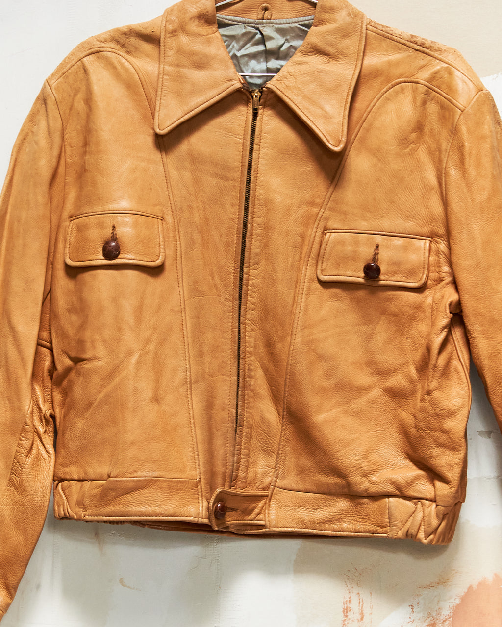 1950s Deerskin Leather Jacket