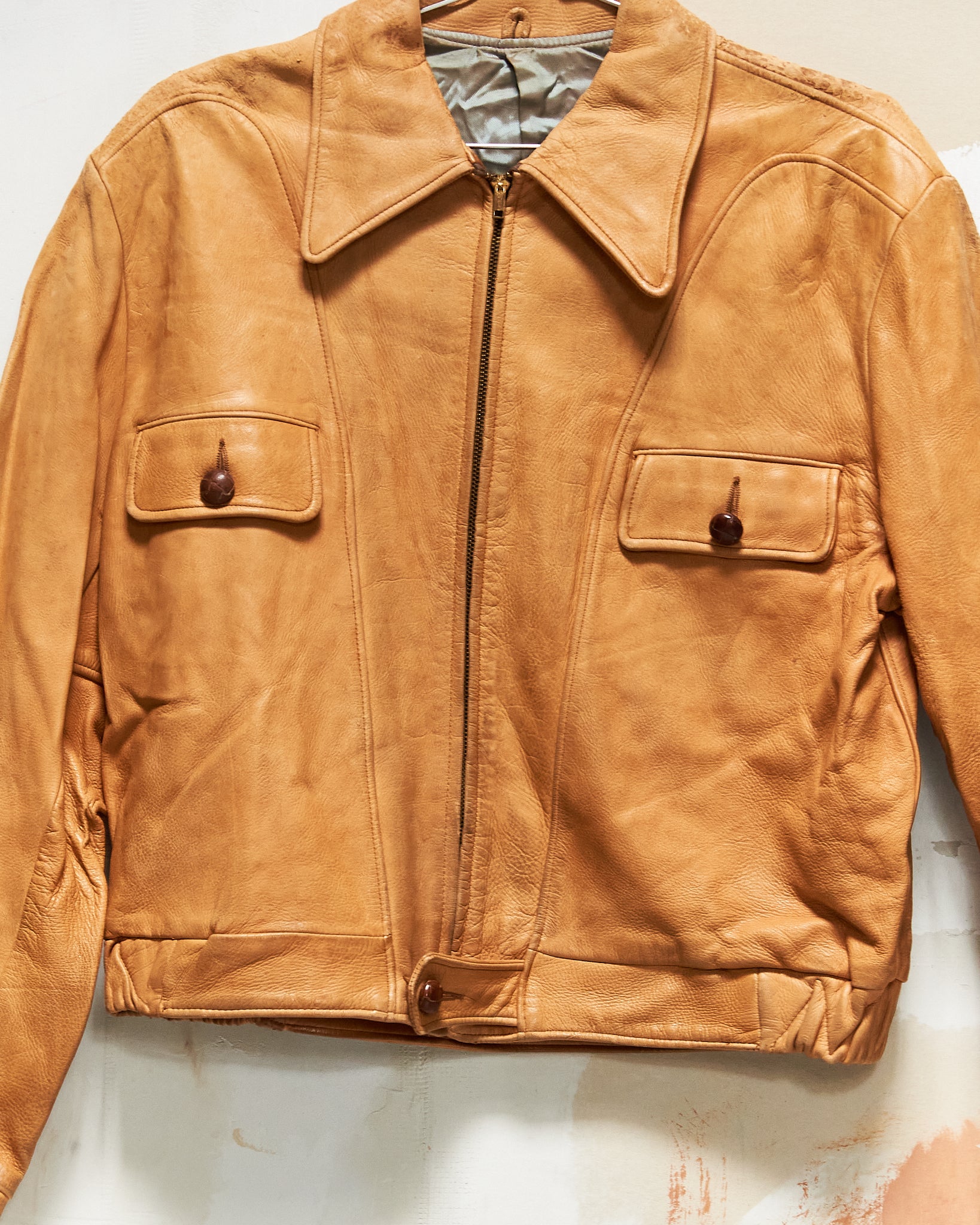 1950s Deerskin Leather Jacket