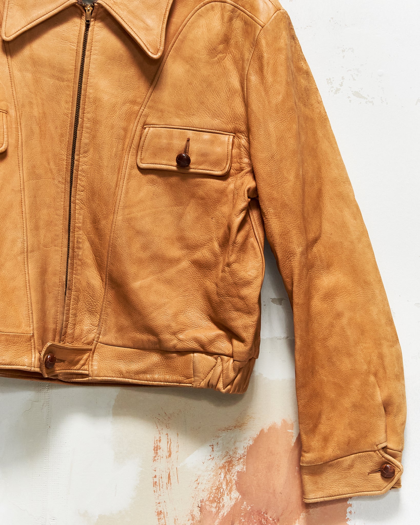1950s Deerskin Leather Jacket